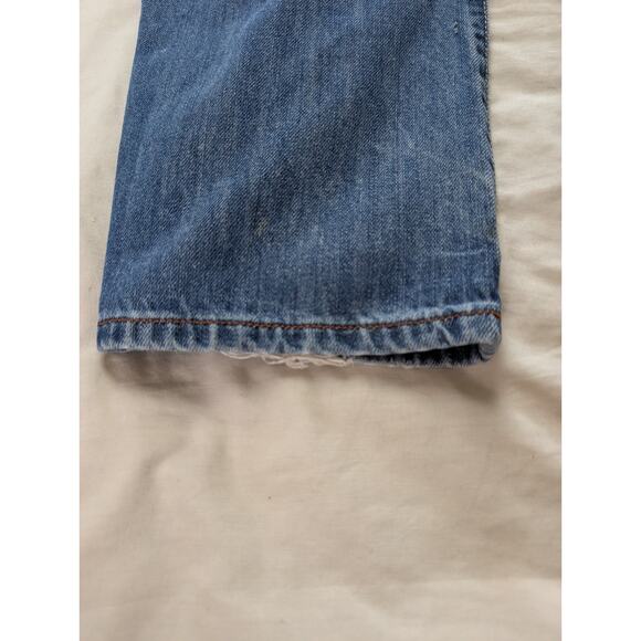 Marc Ecko Cut & Sew Prime Cut Jeans Skull Detail Y2K Distressed 2000s 34x32 - Picture 2 of 16